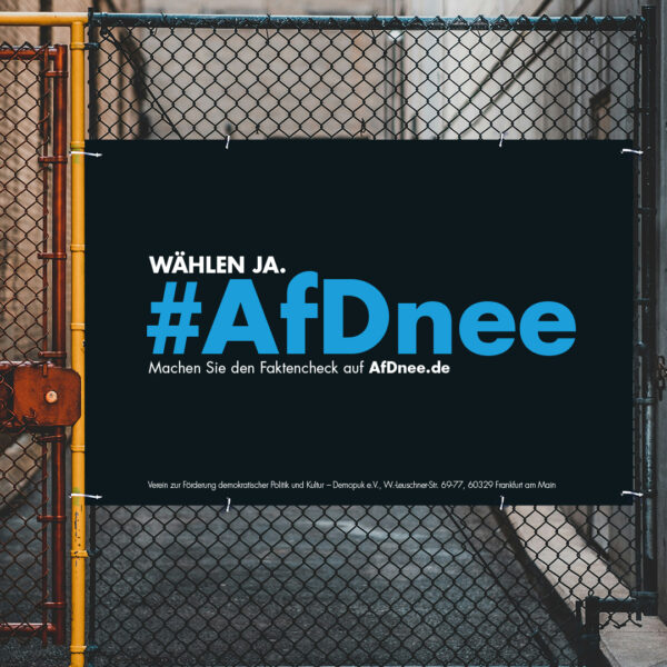 Banner "#AfDnee - Machen Sie den Faktencheck auf AfDnee.de" – Bild 3